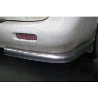 Задні кути AK003 (2 шт., нерж.) Hyundai H200, H1, Starex 1998-2007 рр. фото 1
