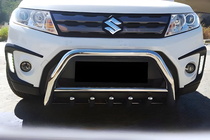 Suzuki Vitara 2015- рр. Кенгурятник WT003 (нерж) фото 1