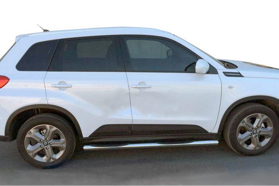 Suzuki Vitara 2015- рр. Бічні труби (2 шт., нерж) Image