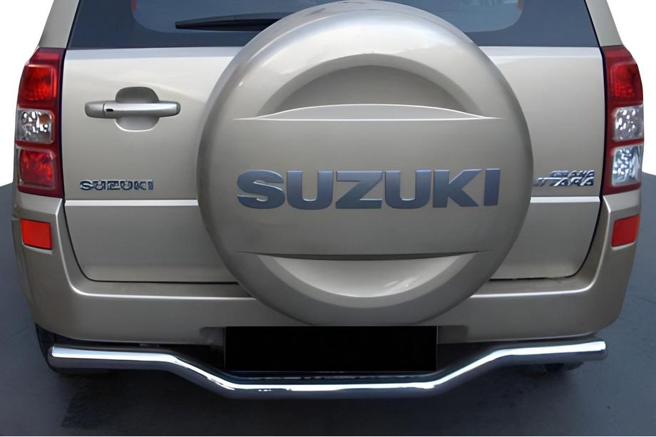 Suzuki Grand Vitara 2005-2017 рр. Задній захист AK005-1 (нерж) Фото 1