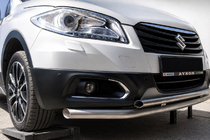 Suzuki SX4 S-Cross 2013-2016 рр. Передній вус ST014 (нерж) фото 2