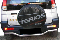Daihatsu Terios 2003-2005 рр. Задня дуга AK007 (нерж.) фото 1