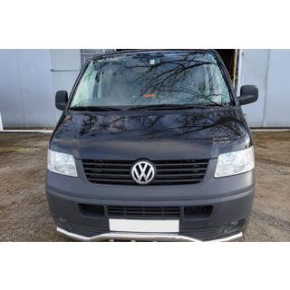 Передній захист хвиля-гриль ST007-1 (нерж) Volkswagen T5 Caravelle 2004-2010 рр. фото 2