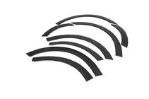 Renault Megane III 2009-2016 рр. Накладки на арки (8 шт, чорні) фото 14