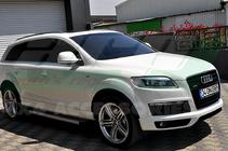 Audi Q7 2005-2015 рр. Бокові пороги Allmond Grey (2 шт., алюміній) фото 5