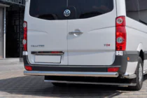 Volkswagen Crafter 2006-2016 рр. Задня дуга AK002 (нерж) фото 1