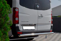 Volkswagen Crafter 2006-2016 рр. Задня дуга AK002 (нерж) фото 3