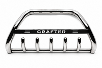 Volkswagen Crafter 2006-2016 рр. Кенгурятник WT004 (нерж) фото 5