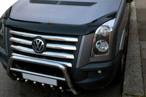 Volkswagen Crafter 2006-2016 рр. Кенгурятник WT004 (нерж) фото 3