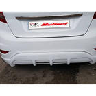 Ford Fiesta 2008-2017 рр. Накладка на задній бампер Meliset (під фарбування) фото 2