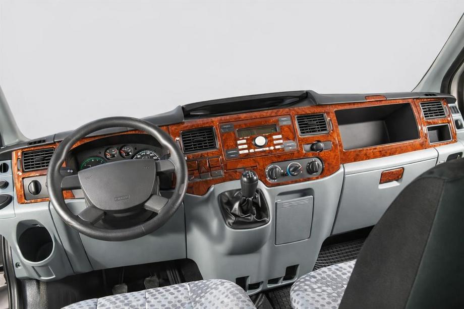 Ford Transit 2000-2014 рр. Накладки на панель (2006↗) Карбон Image