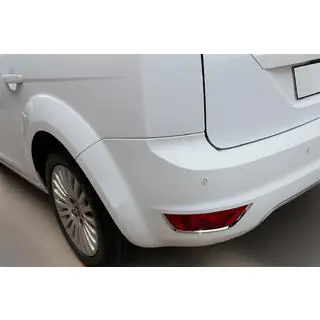 Накладки заднього рефлектора (2 шт, нерж) Ford Focus II 2008-2011 рр. фото 1