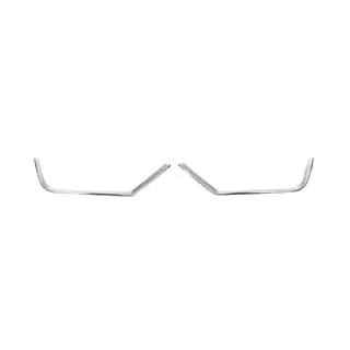 Накладки заднього рефлектора (2 шт, нерж) Ford Focus II 2008-2011 рр. фото 3
