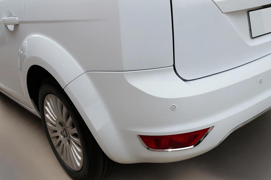 Ford Focus II 2008-2011 рр. Накладки заднього рефлектора (2 шт, нерж) Фото 1