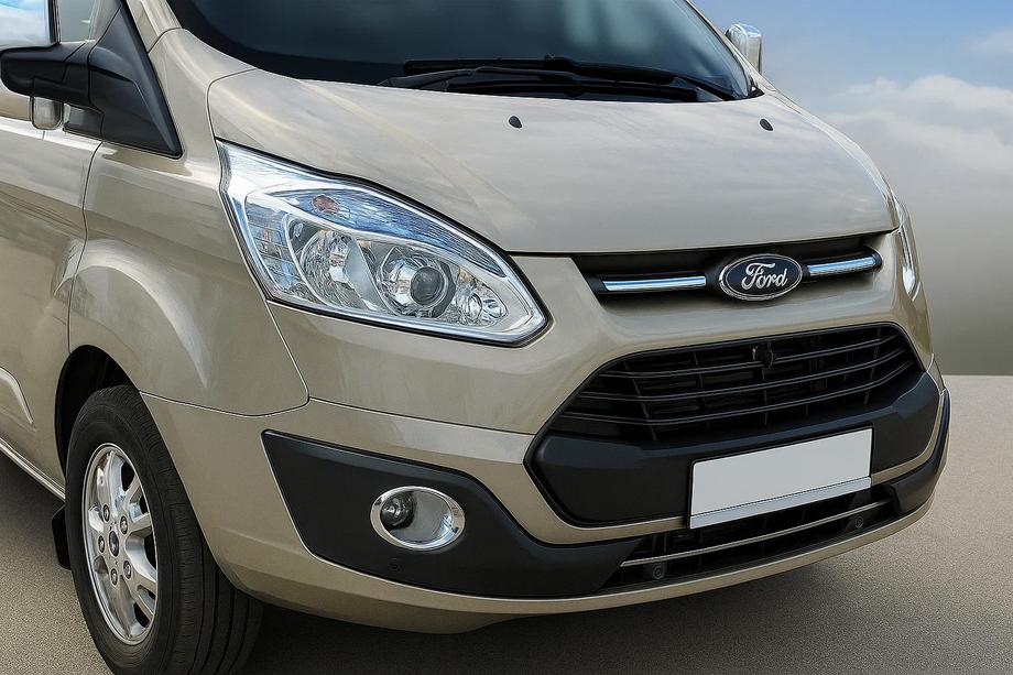 Ford Custom 2013-2022 рр. Накладки на противотуманки 2013-2018 (2 шт., пласт) Image