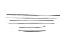 Hyundai Santa Fe 2 2006-2012 рр. Окантовка стекол (6 шт, нерж.) фото 5