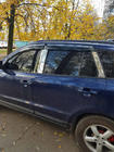 Hyundai Santa Fe 2 2006-2012 рр. Молдинг дверних стійок (6 шт, нерж.) фото 2