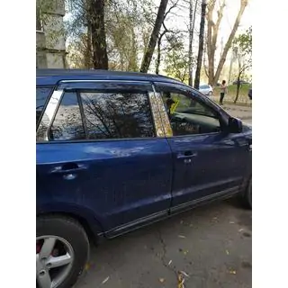 Молдинг дверних стійок (6 шт, нерж.) фото 1