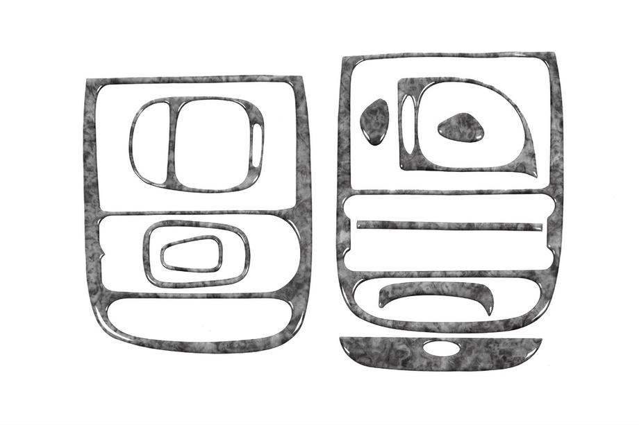 Hyundai H200, H1, Starex 1998-2007 рр. Накладки на панель Титан Фото 2