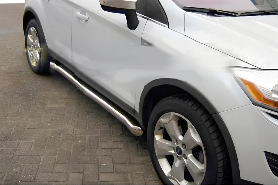 Ford Kuga 2008-2013 рр. Бічні труби (2 шт., Нерж.) Image