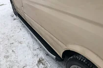 Mercedes Viano 2004-2014 рр. Бокові пороги Альянс (2 шт., алюм) фото 6