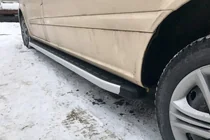 Mercedes Viano 2004-2014 рр. Бокові пороги Альянс (2 шт., алюм) фото 7
