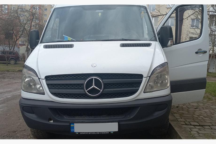 Mercedes Sprinter W906 2006-2018 рр. Вії Прямі (чорні, ABS, 2006-2013) чорний глянець Фото 4