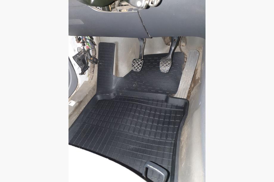 Volkswagen Caddy 2010-2015 рр. Гумові килимки з бортом (2 шт, Polytep) Фото 2
