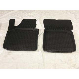 Гумові килимки з бортом (2 шт, Polytep) Volkswagen Caddy 2004-2010 рр. фото 3