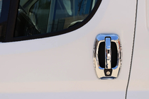 Peugeot Boxer 2006-2025 рр. Накладки на ручки (нерж.) фото 1
