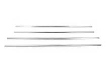 Mazda 3 2009-2013 рр. Окантовка вікон (4 шт, нерж) фото 3