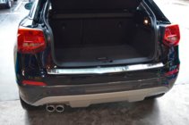 Audi Q2 2016- рр. Накладка на задній бампер OmsaLine (нерж.) фото 2