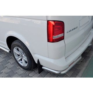 Задні куточки AK003 (2 шт., нерж) Volkswagen T6 2015-2024 рр. фото 1