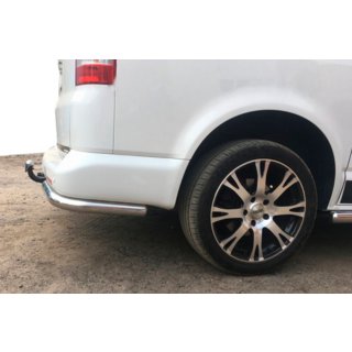 Задні куточки AK003 (2 шт., нерж) Volkswagen T6 2015-2024 рр. фото 4