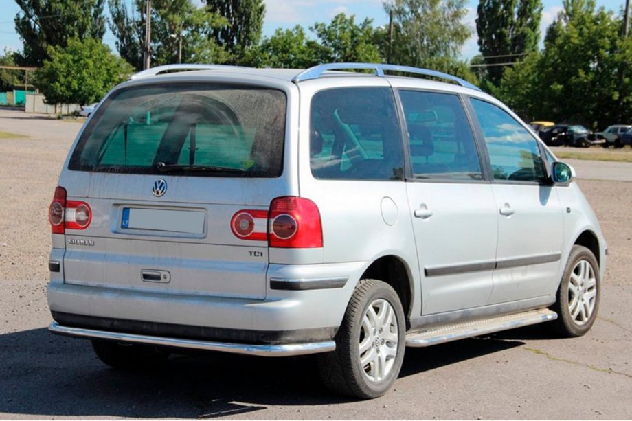 Ford Galaxy 1995-2006 рр. Задній захист AK005 Фото 4