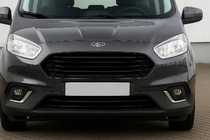 Ford Courier 2014-2023 рр. Накладки на противотуманки (2018↗, 2 шт, нерж) фото 1
