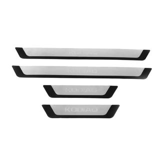 Накладки на пороги OmsaLine-Flex (4 шт, нерж) фото 2