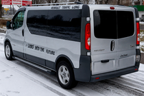 Nissan Primastar 2002-2014 рр. Бокові пороги X5-тип (2 шт, алюм.) фото 6