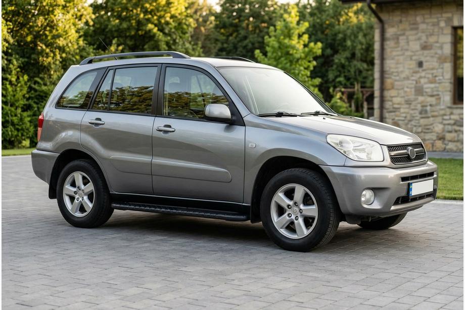 Toyota Rav 4 2001-2005 рр. Бокові пороги Bosphorus Black (2 шт., алюміній) Фото 1