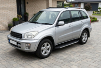Toyota Rav 4 2001-2005 рр. Бокові пороги Duru (2 шт., алюміній) фото 1