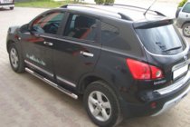 Nissan Qashqai 2007-2010 рр. Бічні труби (2 шт., нерж.) фото 6