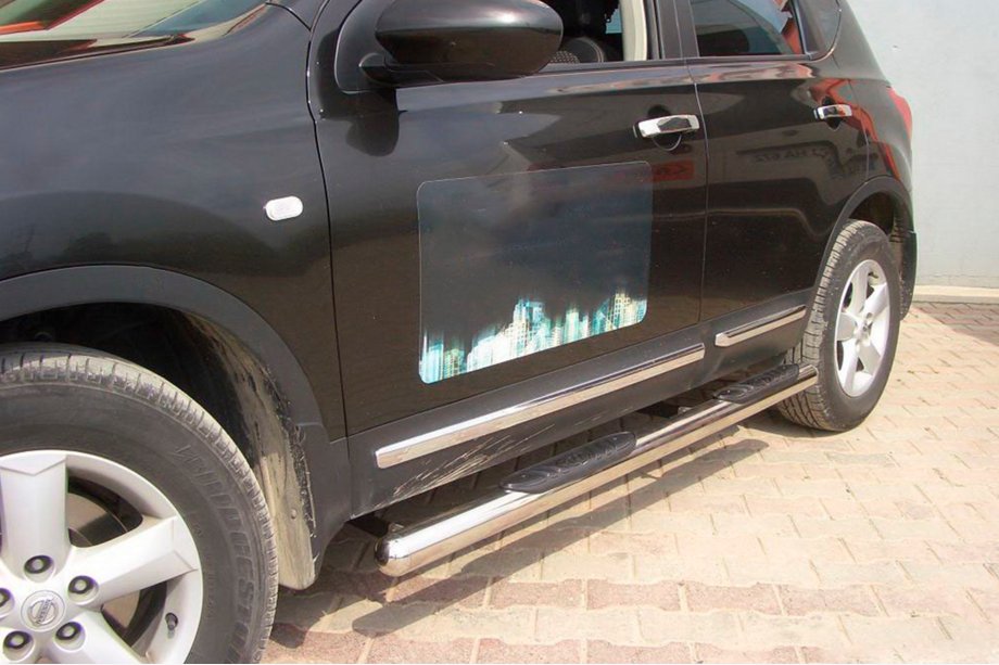 Nissan Qashqai 2007-2010 рр. Бічні труби (2 шт., нерж.) Image