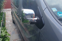 Nissan NV300/Primastar 2016- рр. Накладки на дзеркала (2 шт., пласт) фото 6