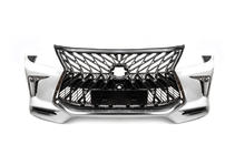 Lexus LX570/450d 2008-2022 рр. Передній бампер для 2008-2015 в стилі рестайлінгу (під фарбування) фото 3