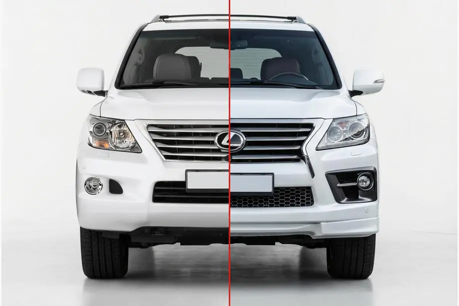 Lexus LX570/450d 2008-2022 рр. Комплект рестайлінгу авто 2008-2012 на 2012-2016 F-Sport