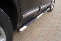 Nissan Qashqai 2010-2014 рр. Бічні труби (2 шт., нерж.) фото 5