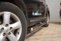 Nissan Qashqai 2010-2014 рр. Бічні труби (2 шт., нерж.) фото 4