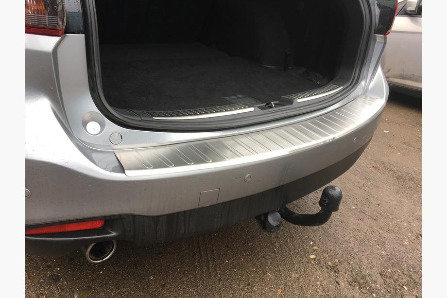 Mazda 6 2012-2024 рр. Накладка на задній бампер Carmos (SW, нерж) Фото 3