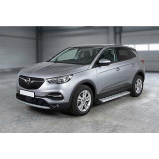 Бокові пороги Maya V2 (2 шт., алюміній) Opel Grandland X 2017- рр. фото 1