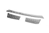 Opel Grandland X 2017- рр. Накладка на задній бампер (3шт, нерж) фото 3